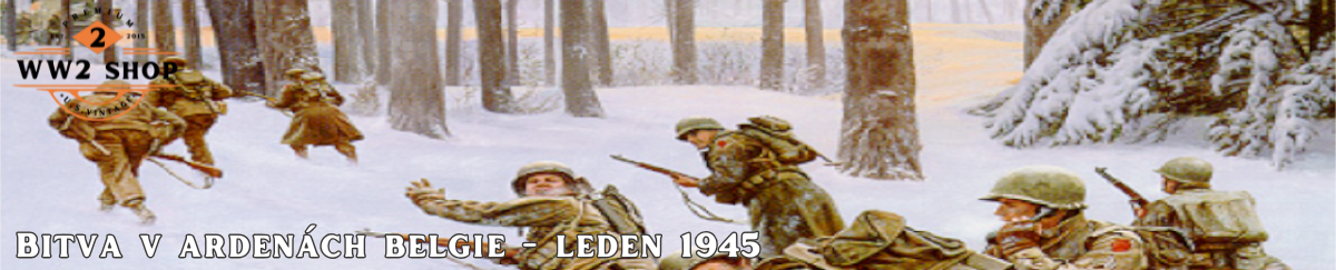 01 Bitva v Ardenách Belgie- leden 1945