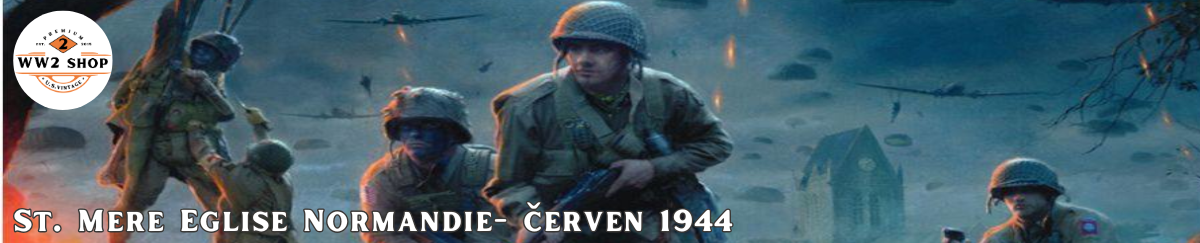 06_4 St. Mere Eglise Normandie- červen 1944