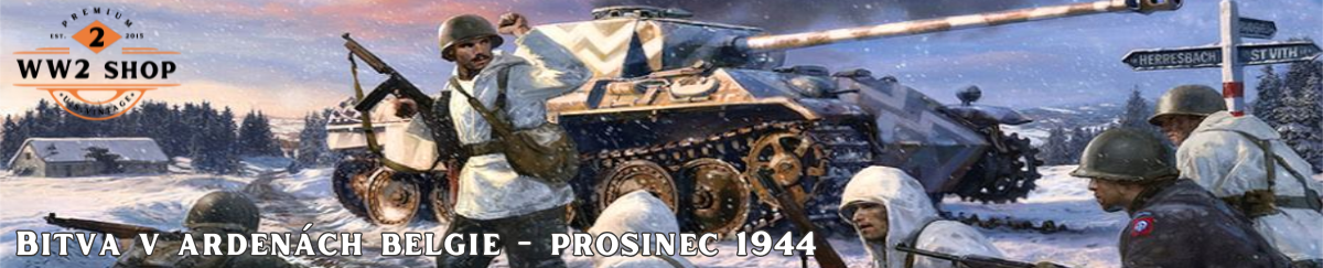 12 Bitva v Ardenách Belgie- prosinec 1944