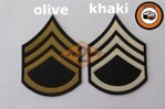 US hodnosť Staff Sergeant filc- olív, khaki