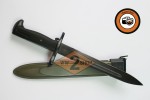 US bajonet M1 s pochvou M7 krátky na M1 Garand