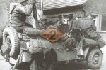 US Jeep lafeta boční CAL. 30
