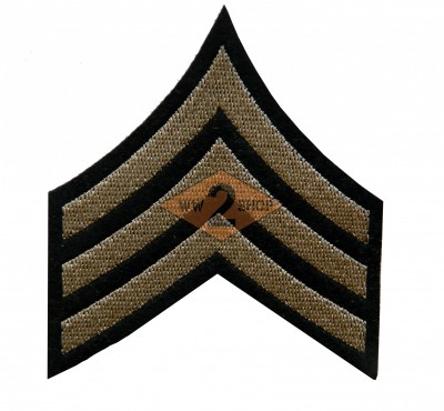 US hodnosť Sergeant filc- olív, khaki