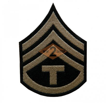 US hodnosť Technician 3rd Grade filc- olív, khaki