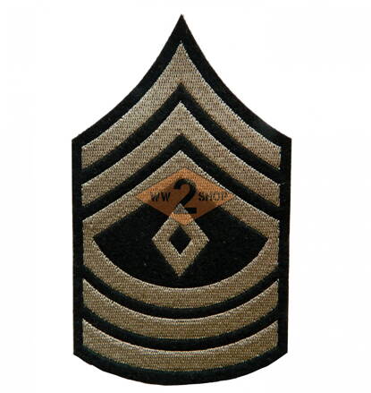 US hodnosť First Sergeant- olív, khaki